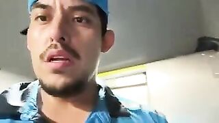 Straight Arizona Latino Delivery Guy Chuck 1