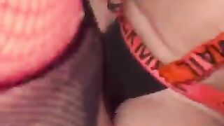 Hot latino fucks trans guy in a club