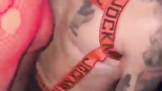 Hot latino fucks trans guy in a club