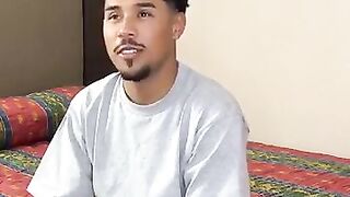 Straight latino trade gets serviced by a guy