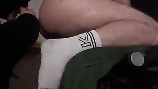 Verbal dad gets rimmed