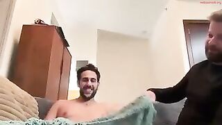 2 friends jerk off & play w each other (jerk, rimming)