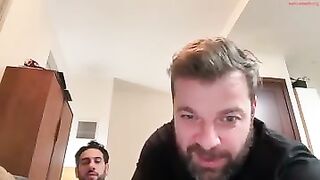 2 friends jerk off & play w each other (jerk, rimming)