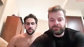 2 friends jerk off & play w each other (jerk, rimming)