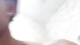 Latino twink in the shower