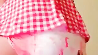 Ocultando mi pañal