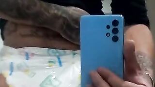 Wetting my diaper - video 4