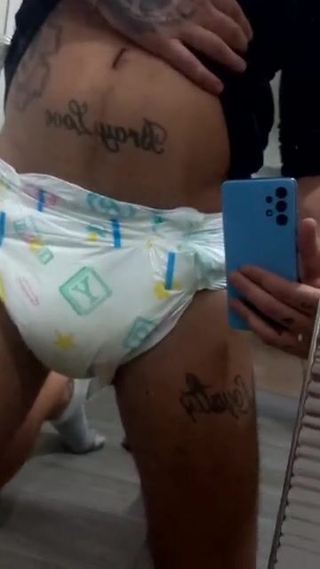 Wetting my diaper - video 4