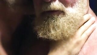 Muscular Daddies Intimately Kissing