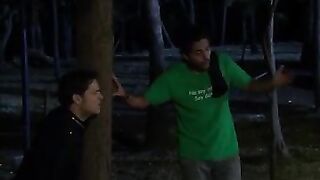 Officer knocked out and stripped to boxers