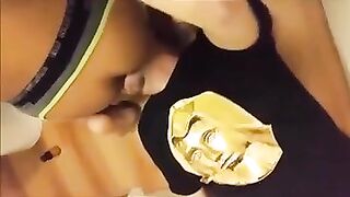friends face sitting - video 2