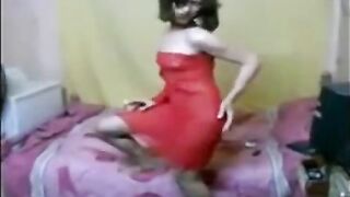 Egyptian Crossdresser Ingy Dances