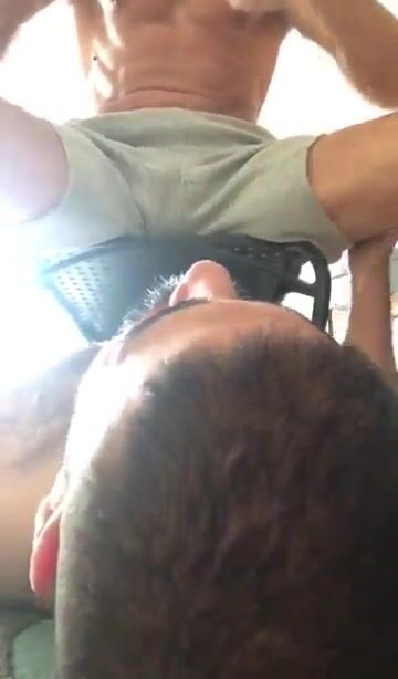 Gay feet facial 2