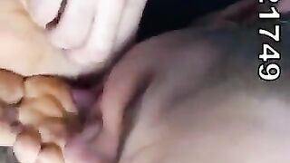 Licking gay feet
