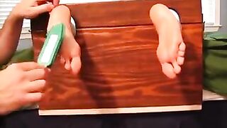 Horny gay feet tickle pt.1