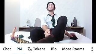 Male foot fetish | gay feet on cam