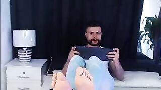 Inked latino feet | gay feet