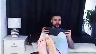 Inked latino feet | gay feet