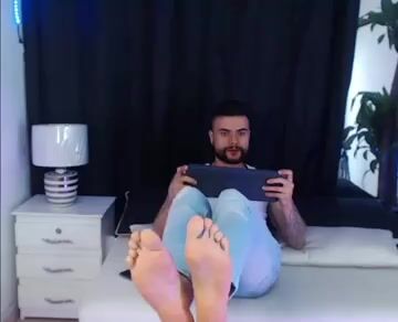 Inked latino feet | gay feet