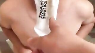 Asian gay feet licking
