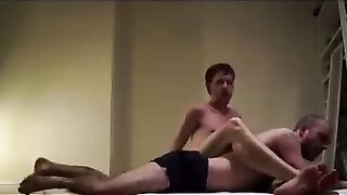 Gay Wrestling and feet domination