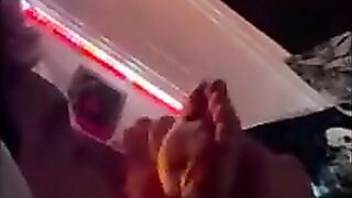 American boy feet licking and kissing