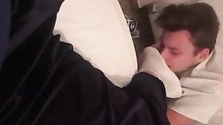 Beautiful boy feet worship