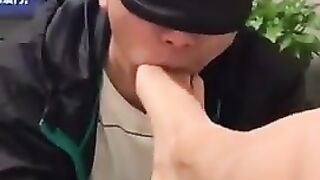 Asian feet worship - video 2