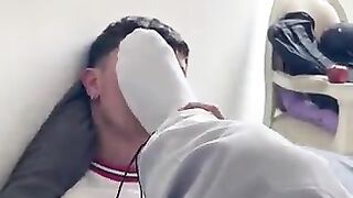 sniff white socks