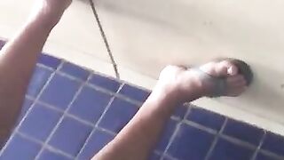 Flagra pezão de homem