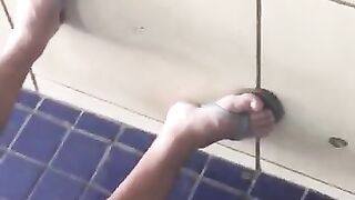 Flagra pezão de homem