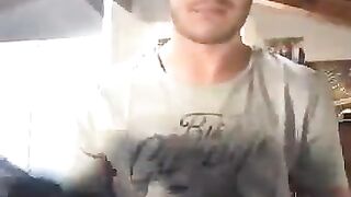 Hot teen stuffing socks in his mouth 2