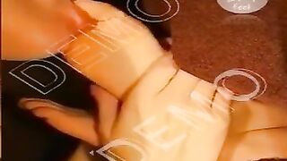 Cute boy toes sucking