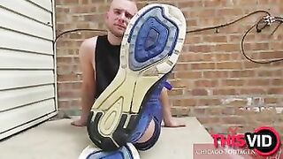 gay feet and sneaks