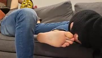 Gay feet lick footjob toejob