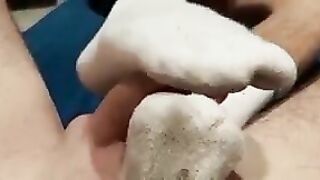 Gay Dirty Socked Feet Footjob