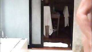 Hung Daddy Stroking His Big Cock on Webcam