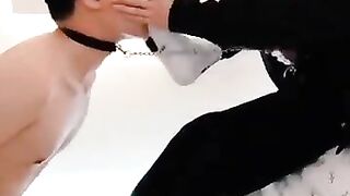 gay chinese slave worship master feet