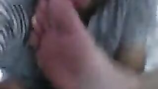 Worshiped feet Man gay