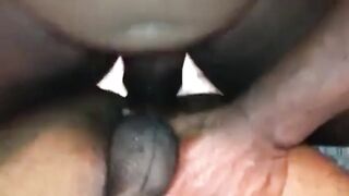 Big Black Cock Barebacks a Horny Slut