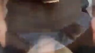 Gay back ballbusting with feet