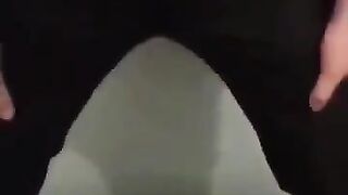 Gay back ballbusting with feet