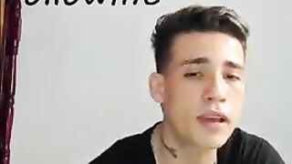 Gay foot fetish |Spanish twink shows feet