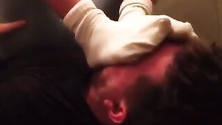 Straight Male Forces Gay Man Under Feet