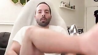 Gay show his size 11 hot soles