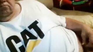 Daddy Strokes on Webcam