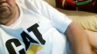 Daddy Strokes on Webcam