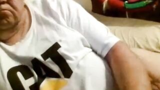 Daddy Strokes on Webcam