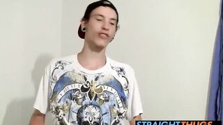 Str8 thug Jake loves to spend his time stroking his dick