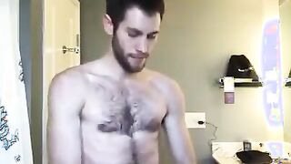 Pissed and cum on the floor